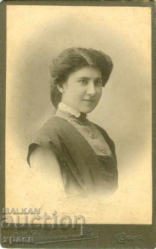 OLD PHOTOGRAPH - CARDBOARD - IV. KARASTOYANOV – SOFIA - M0532