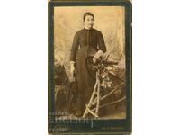 OLD PHOTOGRAPH - CARDBOARD - COVER - PLOVDIV - M0576