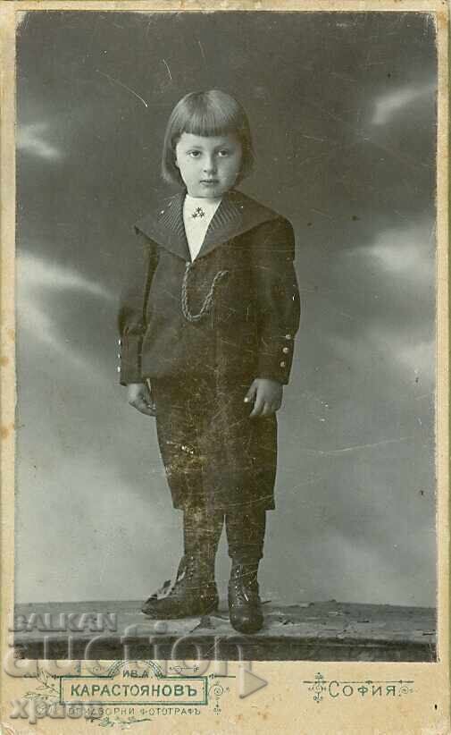 OLD PHOTOGRAPH - CARDBOARD - IV. KARASTOYANOV – SOFIA - M0578