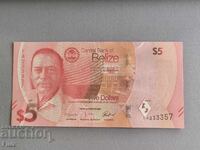 Bancnotă - Belize - 5 dolari UNC | 2025