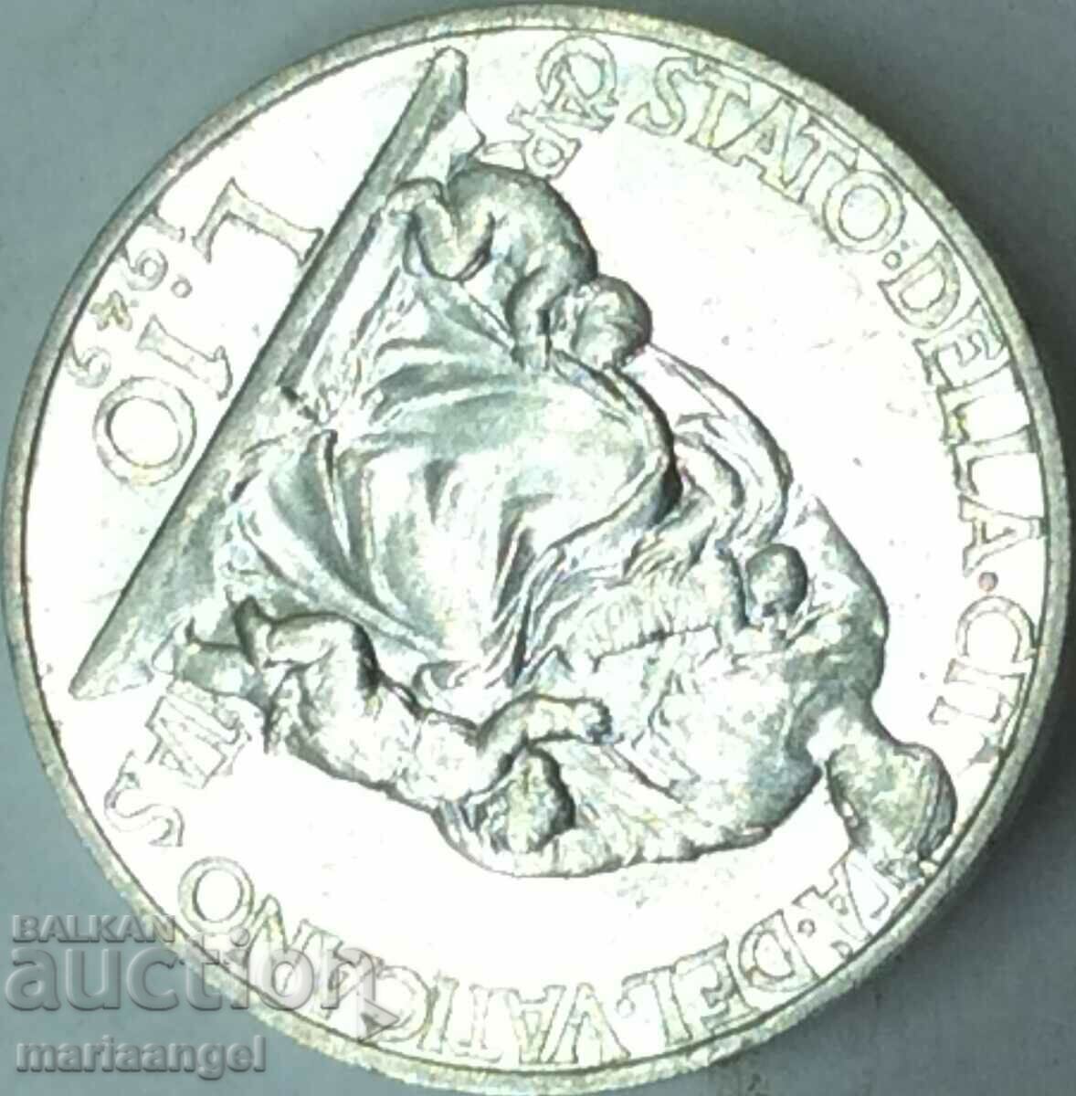 10 Лири 1949 Ватикана - доста рядка с цена 19.01 лв. | € 9.72