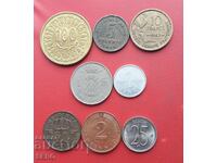 Mixed lot of 8 coins