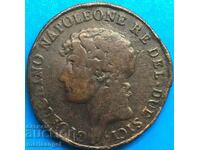 Murat Napoleon 2 grains 1810 Italy 29mm 11.67g bronze