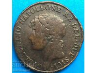 Murat Napoleon 2 grains 1810 Italy 29mm 11.67g bronze