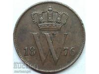 Ολλανδία 1 σεντ 1876 Willem III 21mm χάλκινο