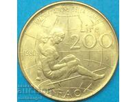 200 Lire 1980 Italy issue FAO Year of Women
