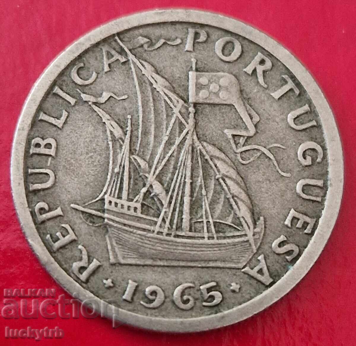 2.50 escudo 1965 - Portugalia cu preț € 0.60 | 1.17 BGN 2.50 escudo 1965 - Portugalia cu preț € 0.60 | 1.17 BGN