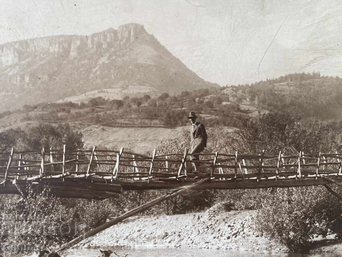 Аукцион Вършец Стара снимка мост над р.Сопово 1900г фотография+Рамка Аукцион Вършец Стара снимка мост над р.Сопово 1900г фотография+Рамка