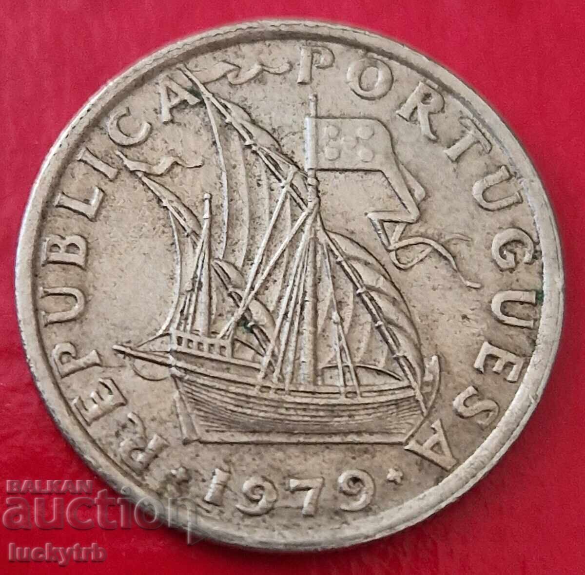 2.50 ескудо 1979 - Португалия с цена 1.00 € 2.50 ескудо 1979 - Португалия с цена 1.00 €
