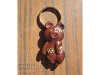 Ολυμπιακό μπρελόκ Ολυμπιάδα Μόσχα 1980 αρκουδάκι Μίσα