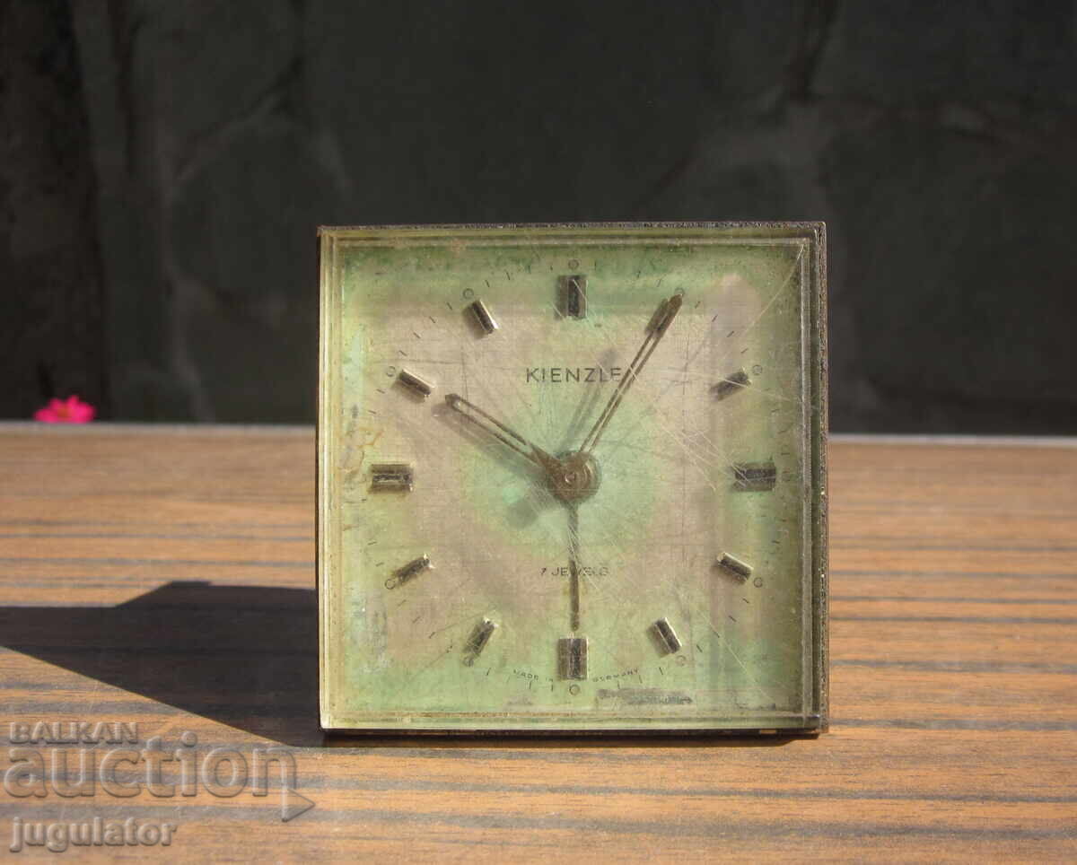 Antique German KIENZLE Alarm Clock for Parts Antique German KIENZLE Alarm Clock for Parts