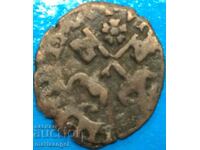 Vatican Quattrino 1 Patard Urban VIII Avignon, Rare Copper