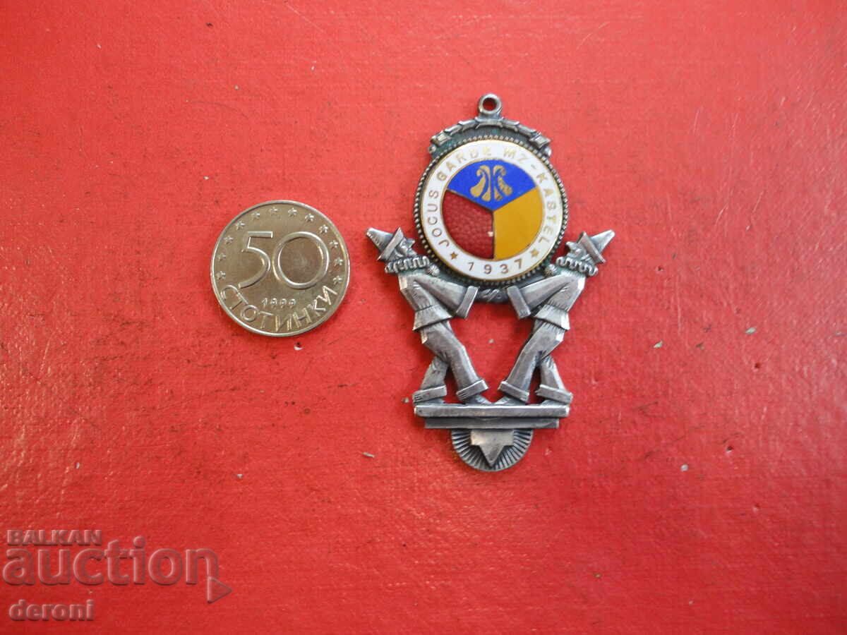 Сребърен Немски орден с емайл 3 Райх Mainz Сребърен Немски орден с емайл 3 Райх Mainz