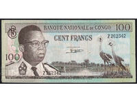 Congo 100 franci 1962 înlocuire Pick 6R Ref 2342