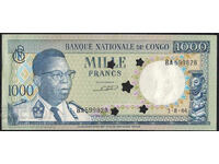 Congo 1000 francs 1964 Pick 8 ref 9828