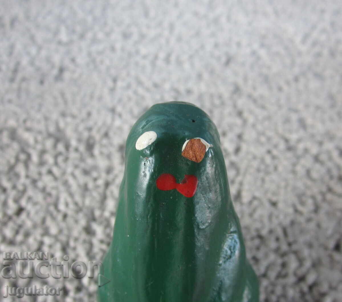 Παλιά Βουλγάρικη λαϊκή κεραμική σφυρίχτρα βατράχου - 6