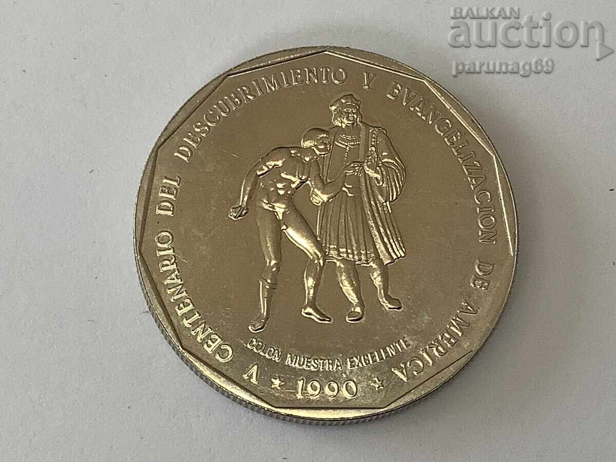 Доминиканска Република 1 песо 1990 година