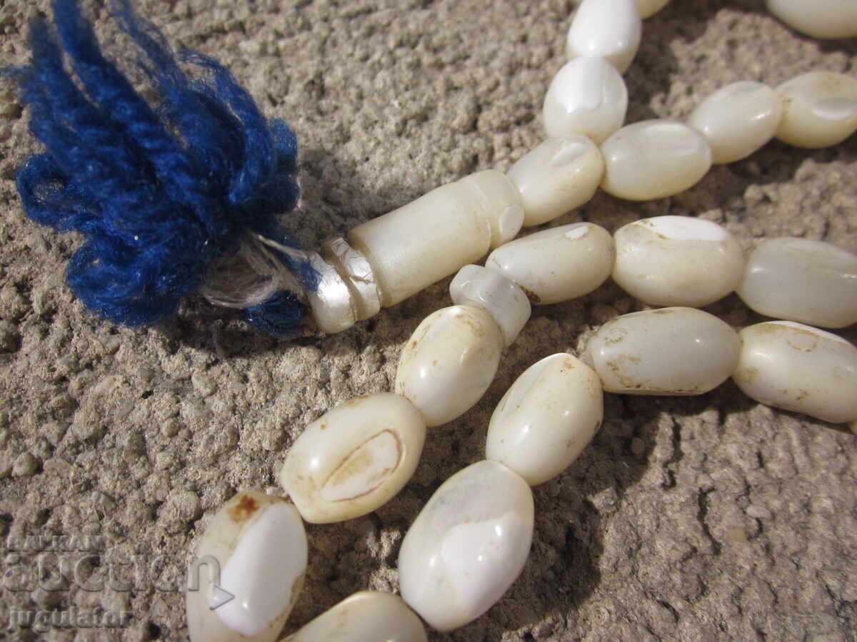 Παράδοση Αρχαίο βουλγαρικό κομπολόι Αναγέννησης με μαργαριτάρι