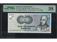 Danemarca 500 coroane 2006 PMG 58 Pick 63 Unc