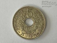 Indochina Franceză 5 centime 1939