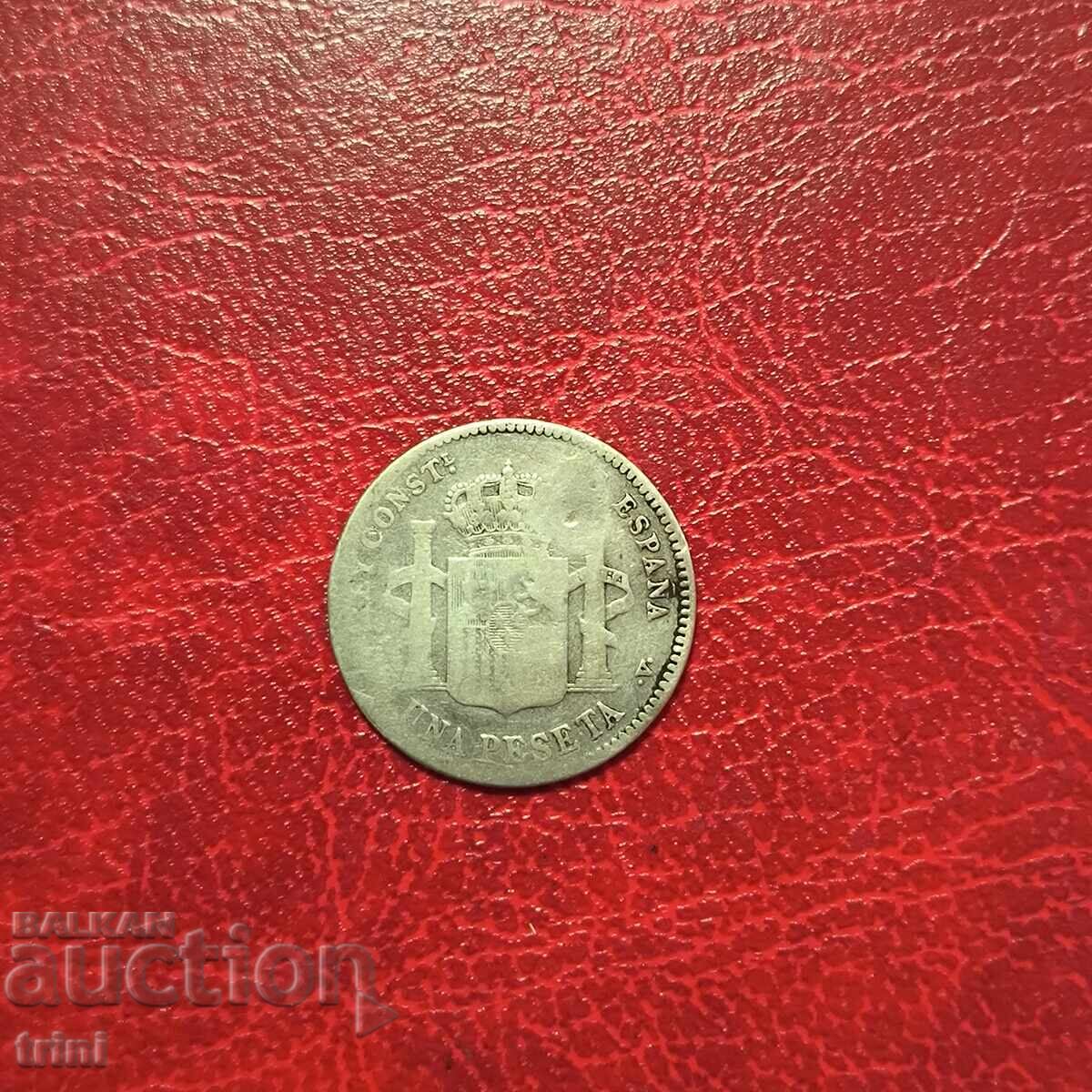 Spania 1 peseta 1901 Spania 1 peseta 1901