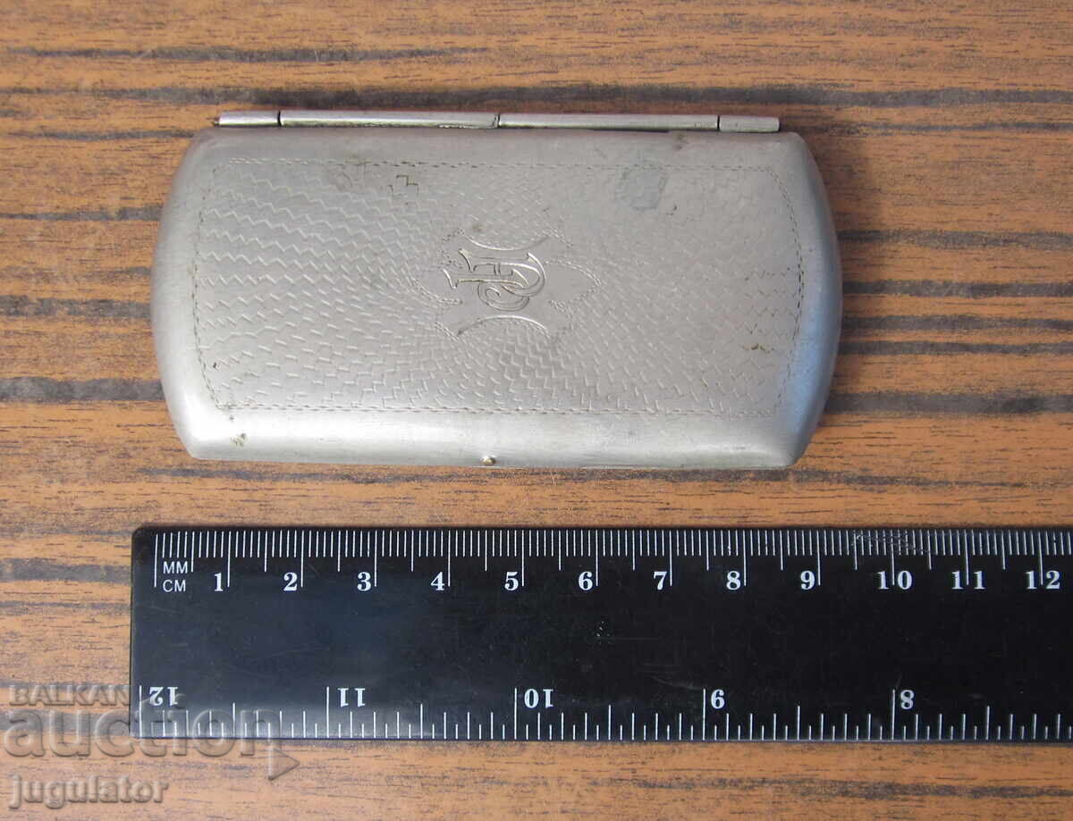 старинна Германска табакера за цигари alpacca от 1920'те год - 7 старинна Германска табакера за цигари alpacca от 1920'те год - 7