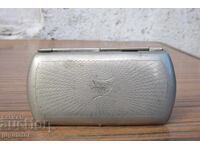 Αρχαίο γερμανικό ταμπακιέρα τσιγάρων αλπακά από τη δεκαετία του 1920