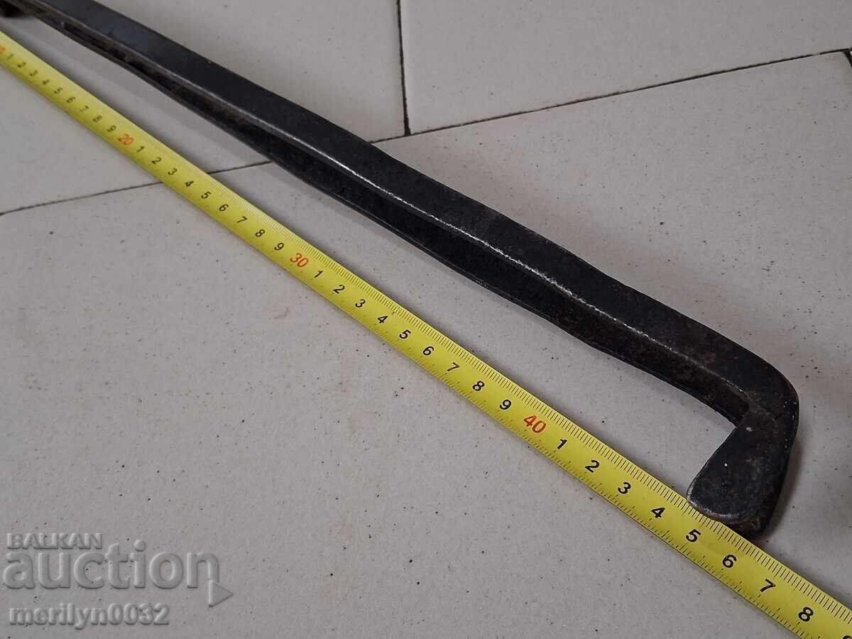 Dilaf vechi, clește, fier forjat pentru cuptor - 6