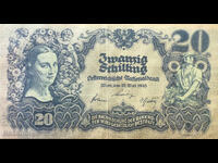 Αυστρία 20 Σελίνια 1945 Pick 118 Ref 2992
