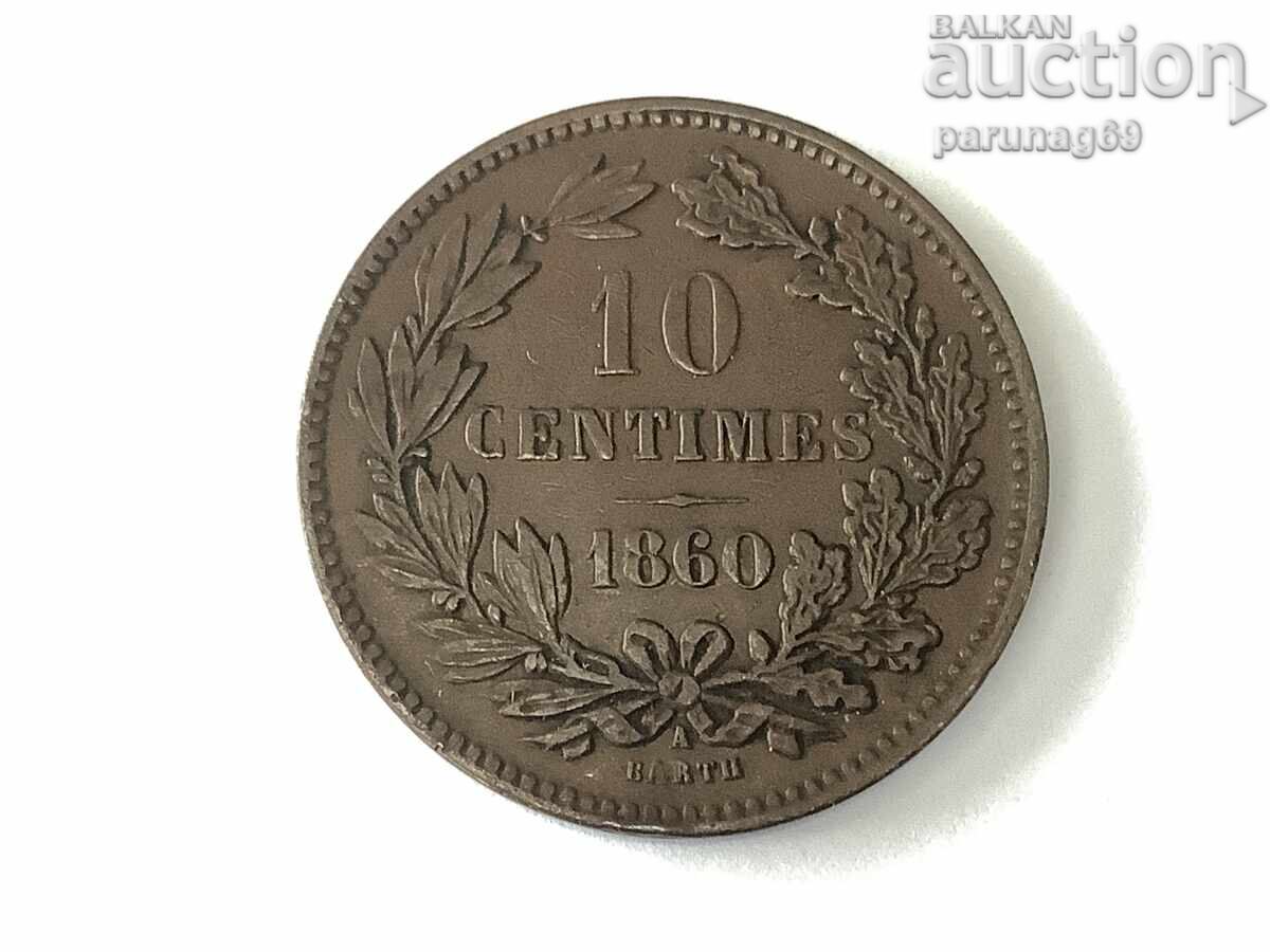 Luxembourg 10 Centimes 1860 Luxembourg 10 Centimes 1860