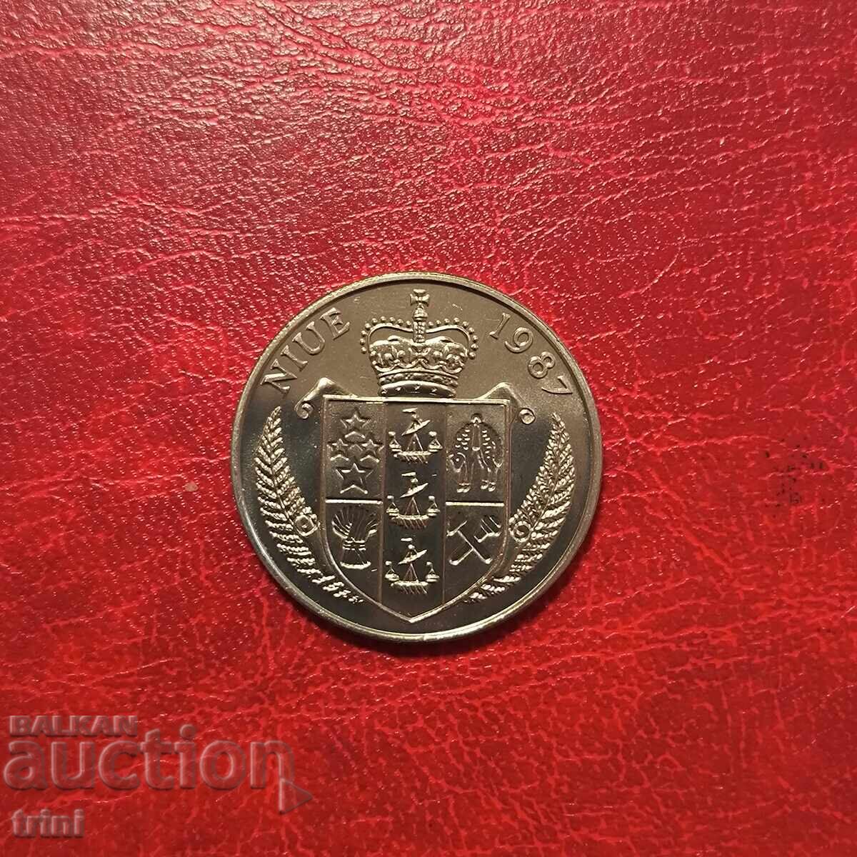 Niue 5 Dollars 1987 XXIV Summer Olympic Games Seoul 1988 Steffi Graf with price 25.00 BGN | € 12.78