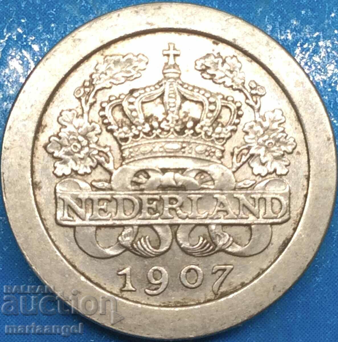 Delivery of Netherlands 5 cents 1907