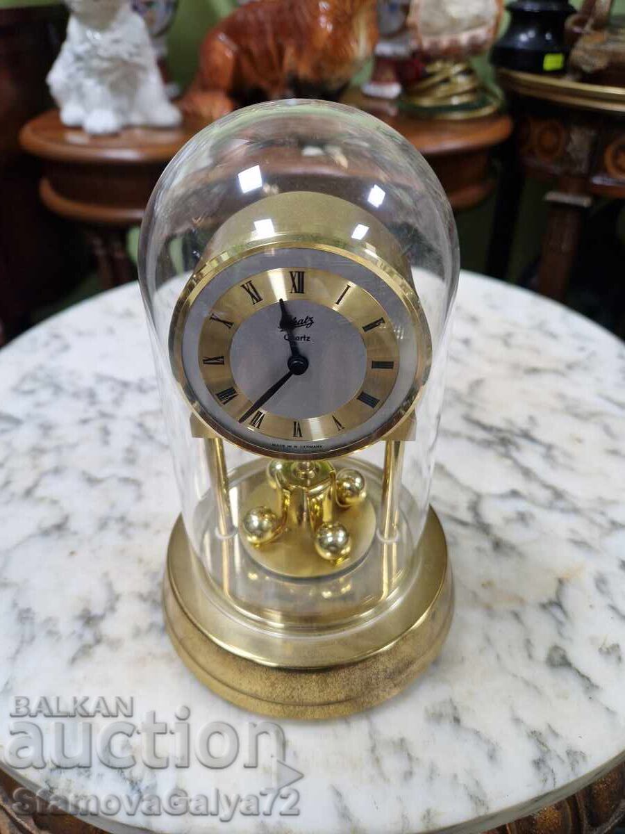 Auction  Beautiful small German Schatz desk clock