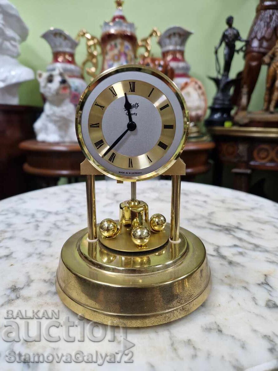 Delivery of Beautiful small German Schatz desk clock