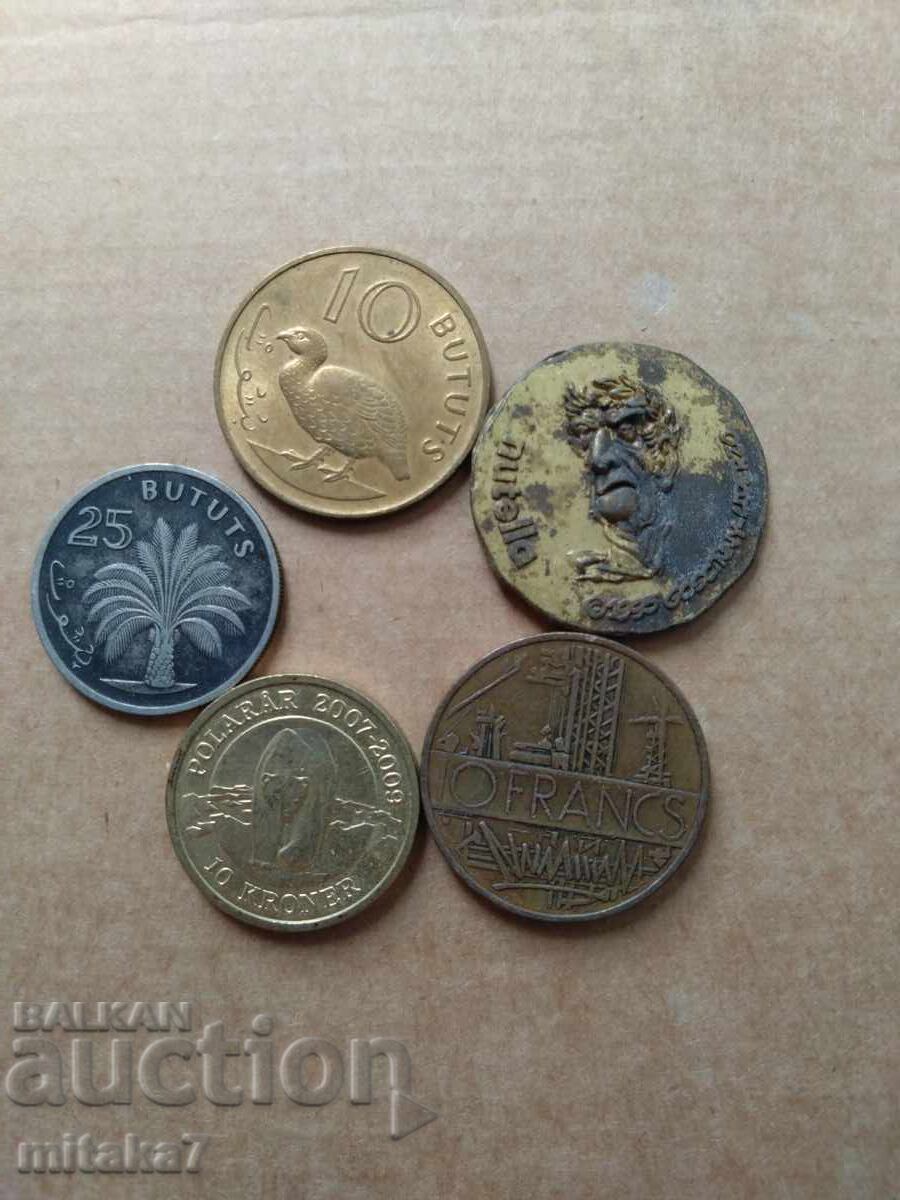 Λοτ νομισμάτων και toκεν Λοτ νομισμάτων και toκεν