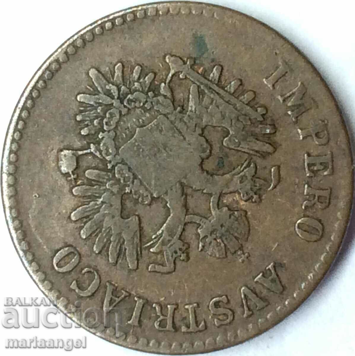 Ломбардия Венеция 5 чентесими 1852 V-Венеция Австрия за Итал - 5