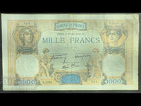 Γαλλία 1000 Φράγκα 1938 Pick 79b Ref 3326