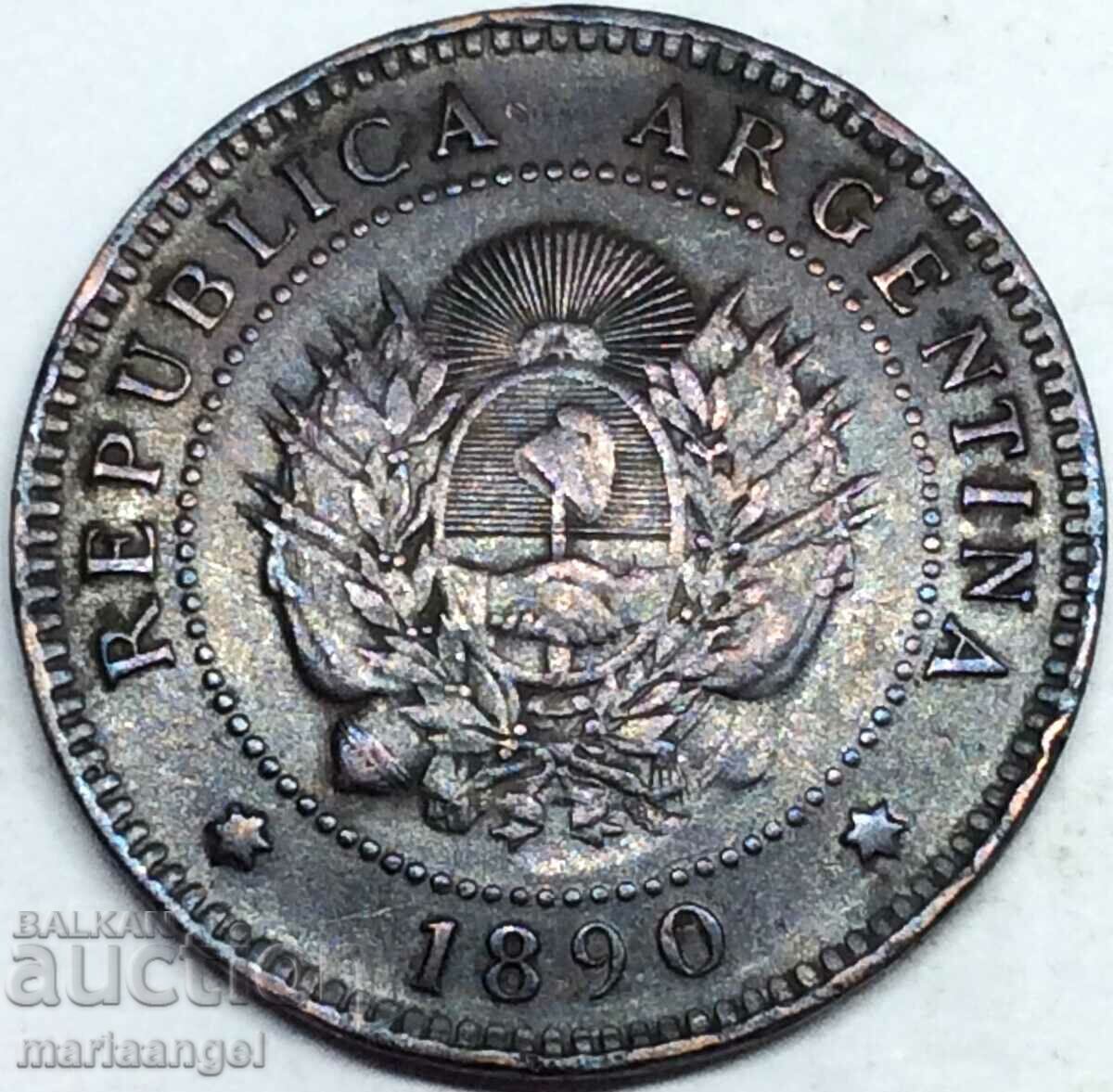 1 centavo 1890 Argentina 25mm 1 centavo 1890 Argentina 25mm