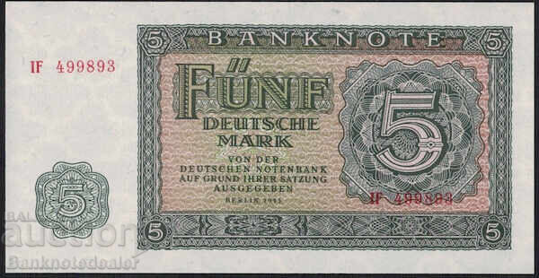 Γερμανία 5 μάρκα 1955 Pick 17 Unc