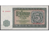 Germania 5 mărci 1955 Pick 17 Unc