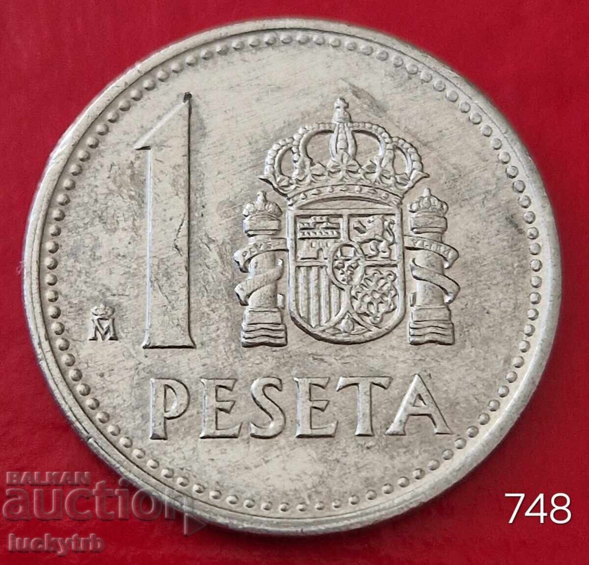 1 πεσέτα 1988 - Ισπανία