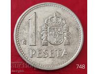 1 peseta 1988 - Spain