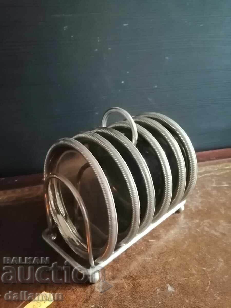 6 броя метални поставки за чаши на стойка