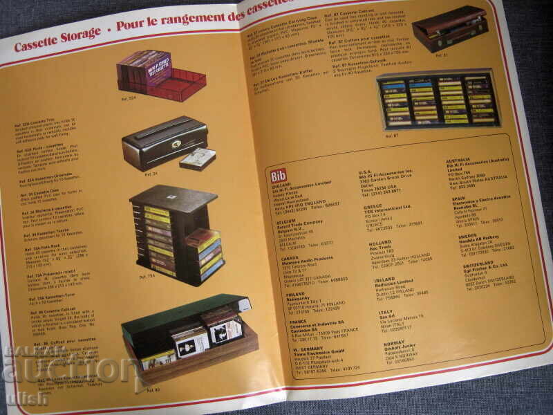 Auction Bib Hi-Fi Record and Tape Care Old Catalog Leaflet Auction Bib Hi-Fi Record and Tape Care Old Catalog Leaflet