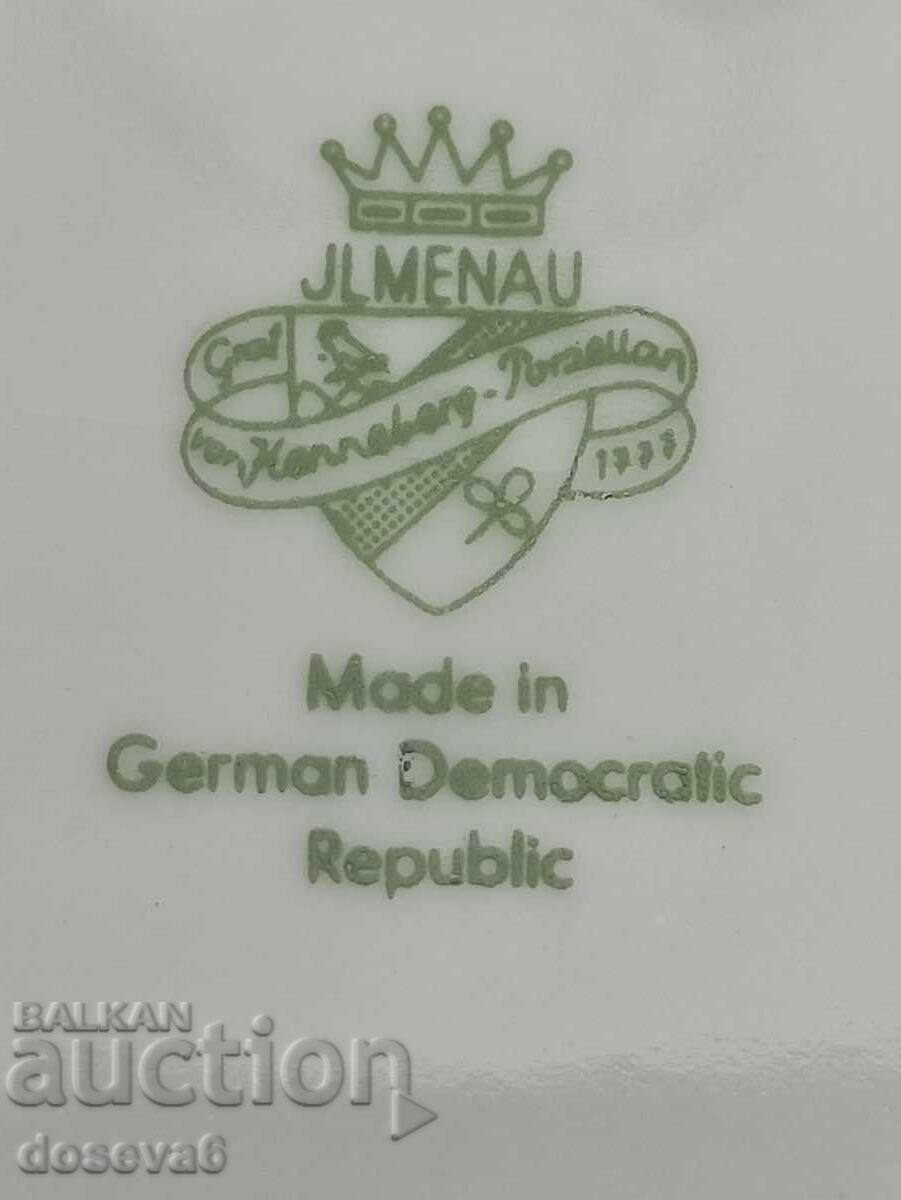 JlMenau Ανατολικής Γερμανίας - διπλό σετ καντάς ασημένιο - 7