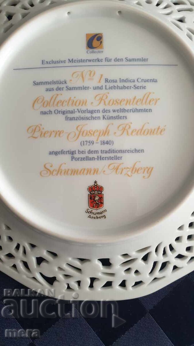 Porcelain openwork collector plates - Schumann Arzberg - 5 Porcelain openwork collector plates - Schumann Arzberg - 5