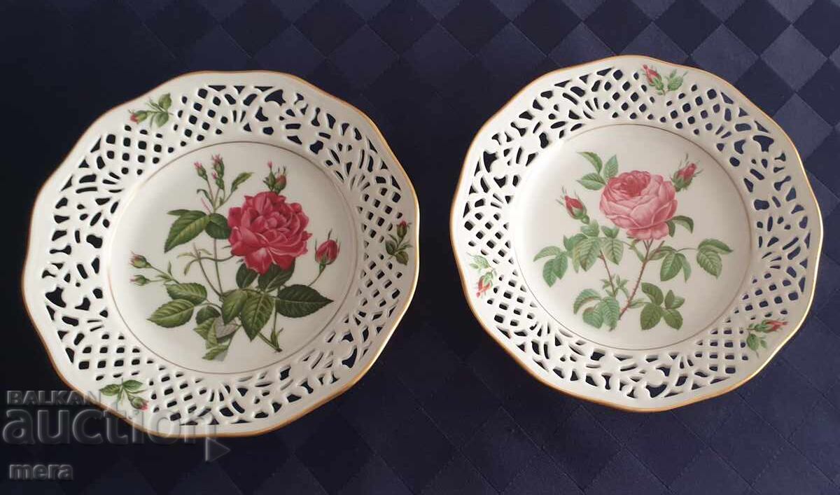 Porcelain openwork collector plates - Schumann Arzberg Porcelain openwork collector plates - Schumann Arzberg