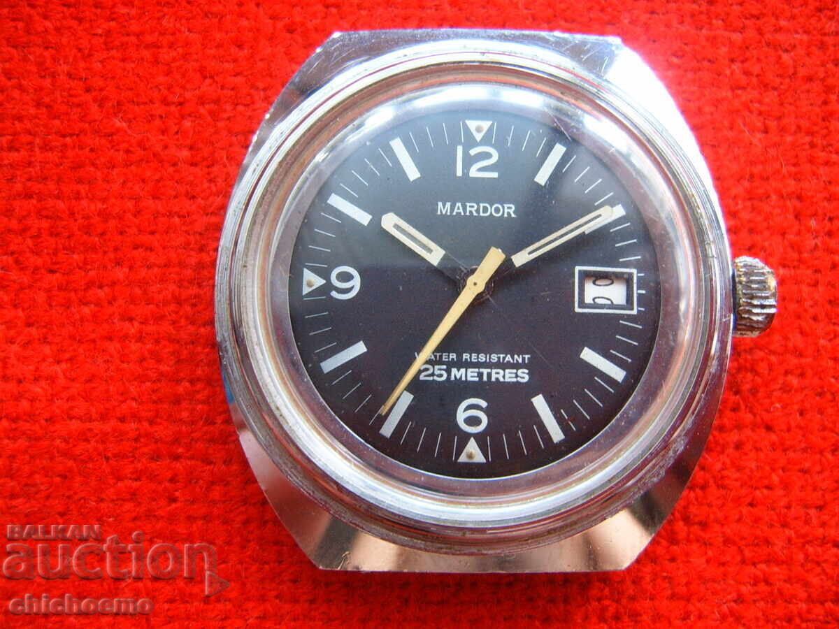 MARDOR water resistant 25 METRES retro men's wristwatch MARDOR water resistant 25 METRES retro men's wristwatch
