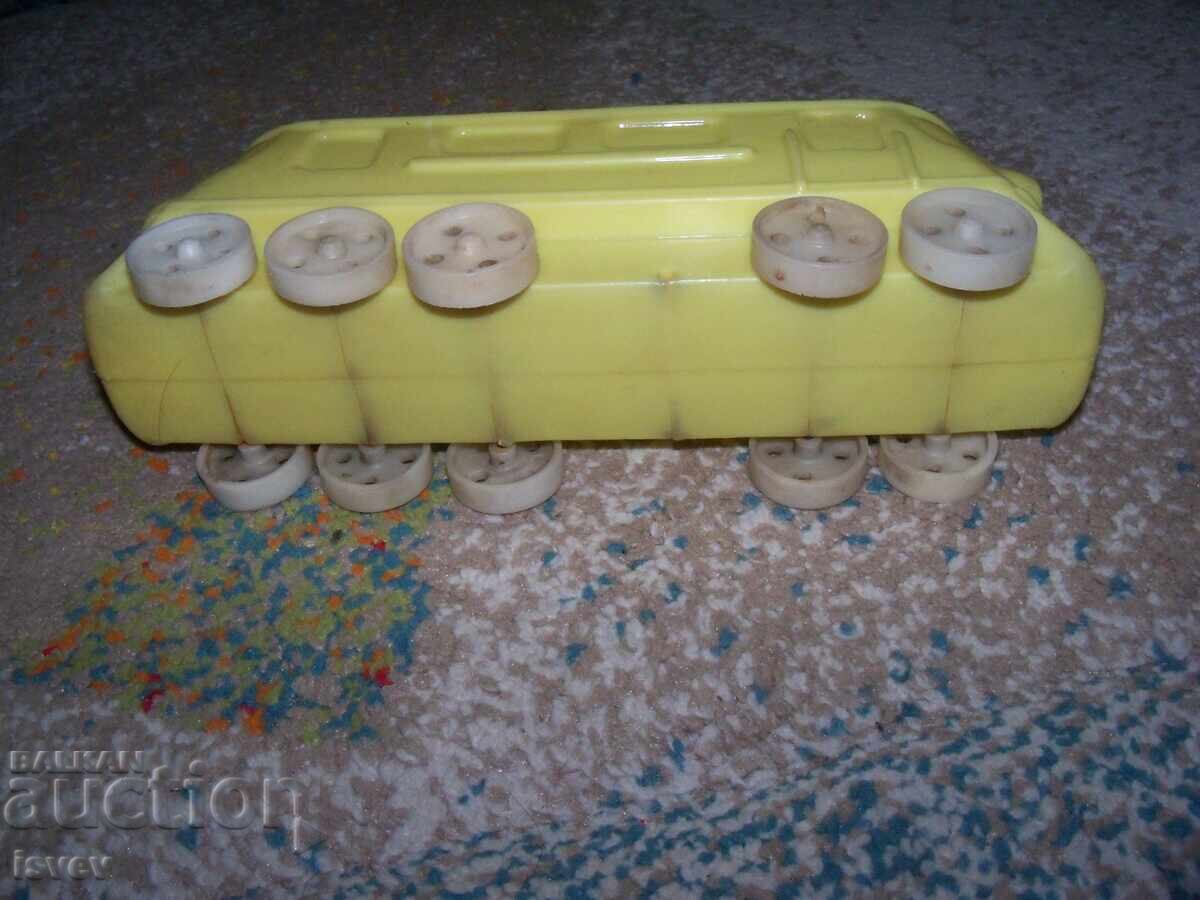 Plastic train, locomotive, social toy. Length 21 cm - 6 Plastic train, locomotive, social toy. Length 21 cm - 6