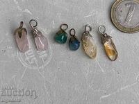 PENDANT NECKLACE MINERAL OBSIDIAN - 6 PCS